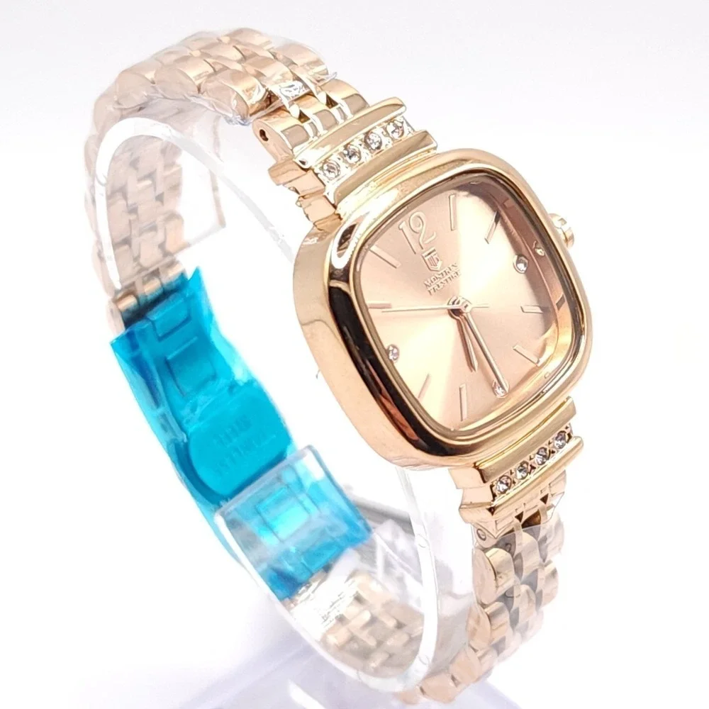 Invicta Prestige MPW-0038 Women's‎ Watch Rose Gold Crystal Bezel 26.5mm